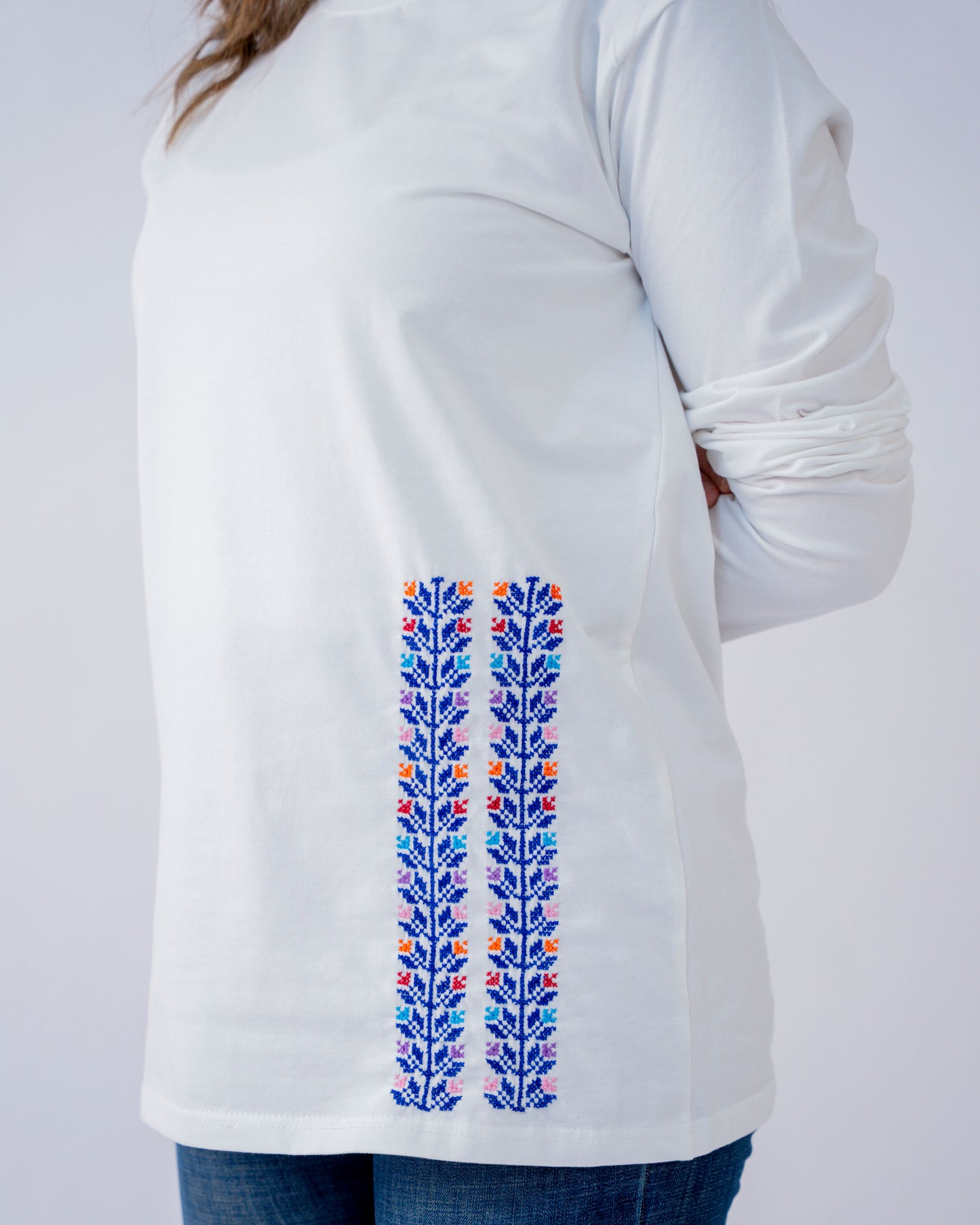 Ward Long sleeve T-Shirt (Flowers)