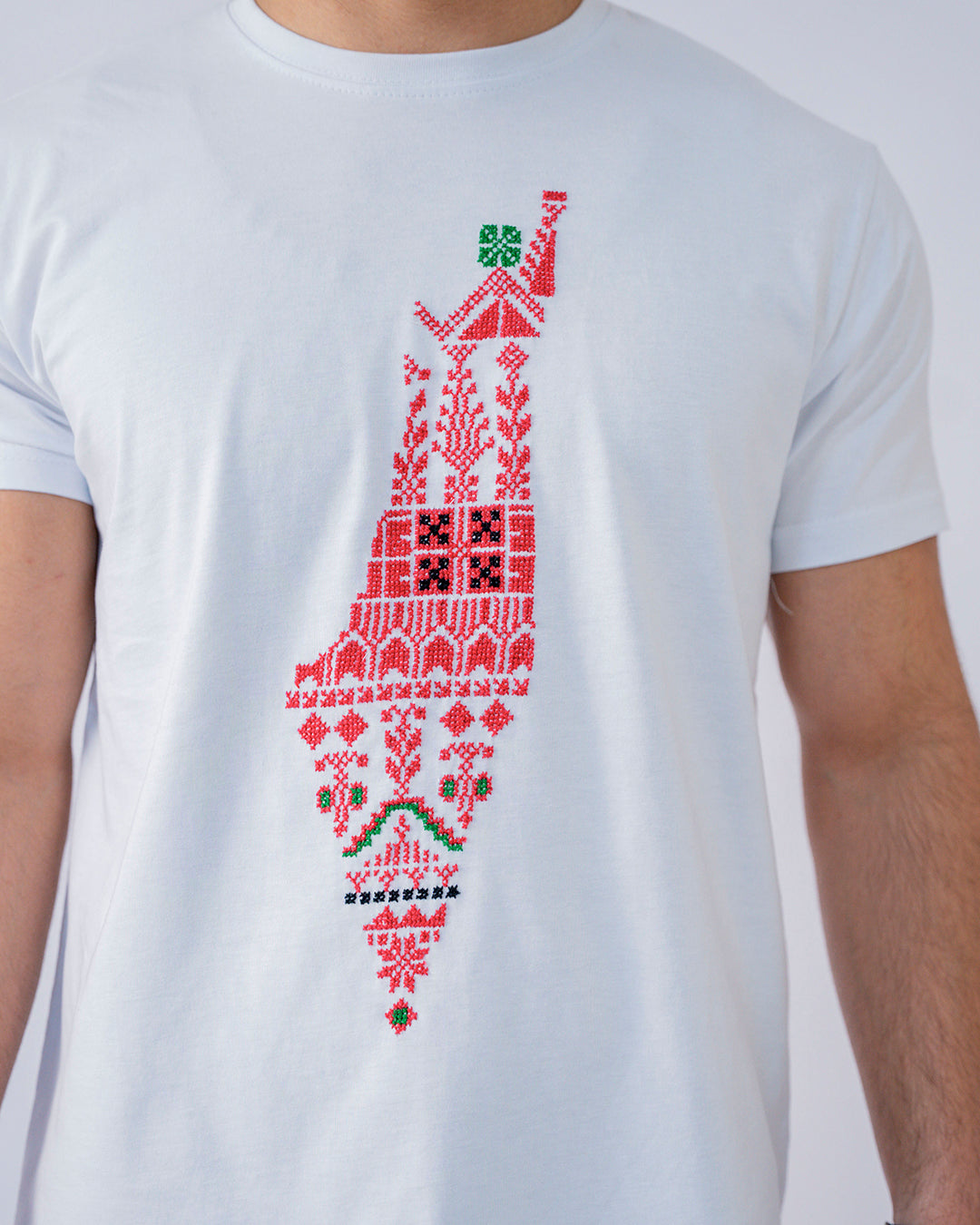 Men Falastin White T-Shirt