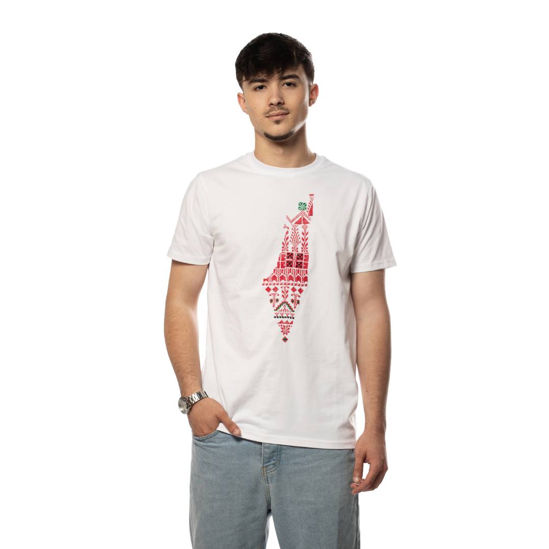 Men Falastin White T-Shirt