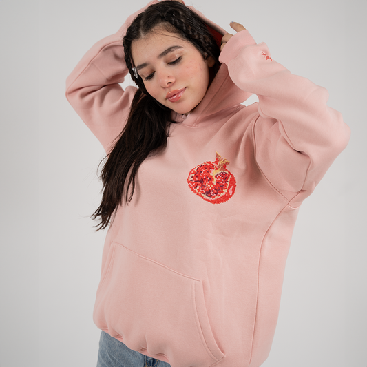 Rumman Hoodie (pomegranate)