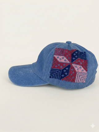 Najma w Reesh Blue Cap (Feather Star)