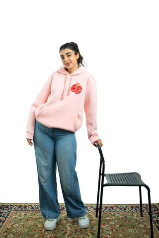 Rumman Hoodie (pomegranate)