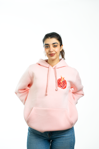 Rumman Hoodie (pomegranate)