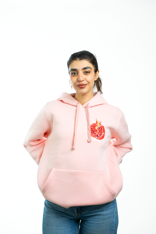 Rumman Hoodie (pomegranate)
