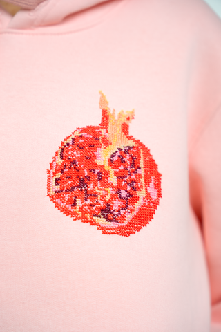 Rumman Hoodie (pomegranate)