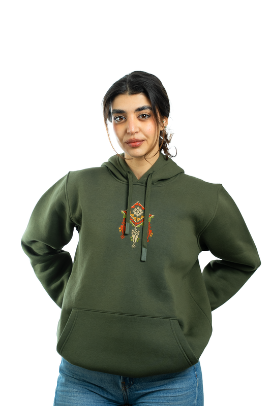Saru Falastin Hoodie (Palestine's Cypress)