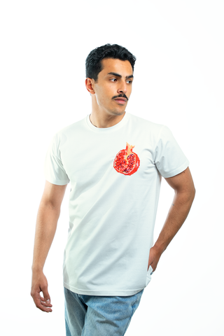 Men Rumman White T-shirt