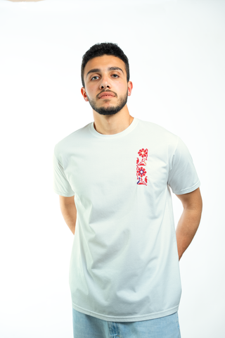 Men Ramallah T-shirt - Al Ward (The flowers)