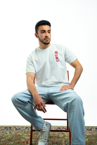 Men Ramallah T-shirt - Al Ward (The flowers)
