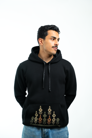 Men Rumi Hoodie (Rumi flower)