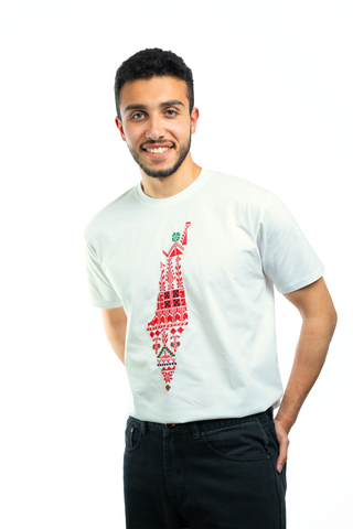 Men Falastin White T-Shirt
