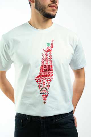 Men Falastin White T-Shirt