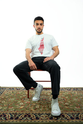 Men Falastin White T-Shirt