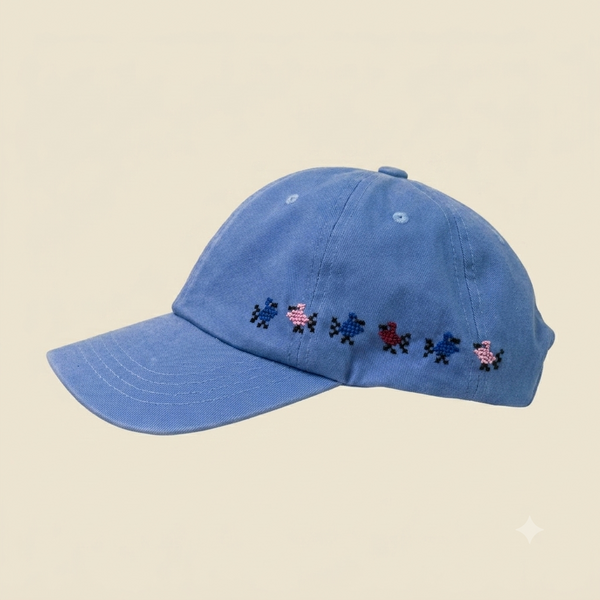Asafeer Light Blue Cap - (Birds Cap)