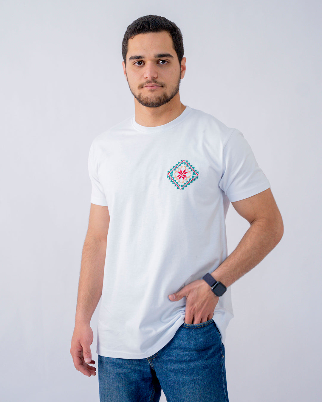 Men Gaza T-shirt - Kharaz (Beads)