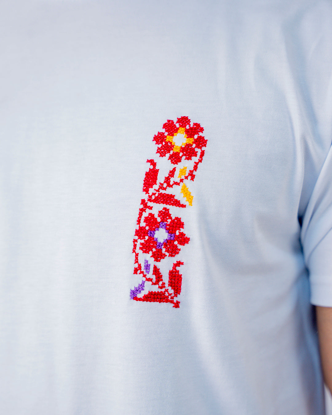 Men Ramallah T-shirt - Al Ward (The flowers)